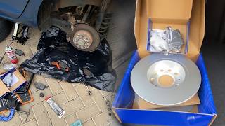 VW Golf MK7 Rear Brake Pads and Discs Replacement WITHOUT an OBD/ VAG-COM II FAILED ATTEMPT