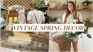 SPRING ANTIQUE DECOR | Shop and Haul of Curated Vintage Decor