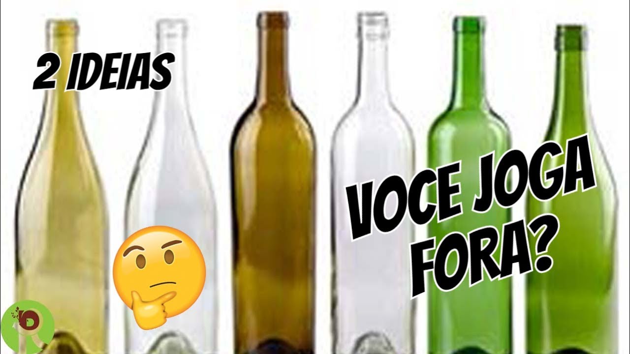 GARRAFAS DE VIDRO PEQUENAS - Ideias Fáceis, Lindas e Diferentes
