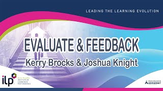 Capability Development: Evaluate and Feedback