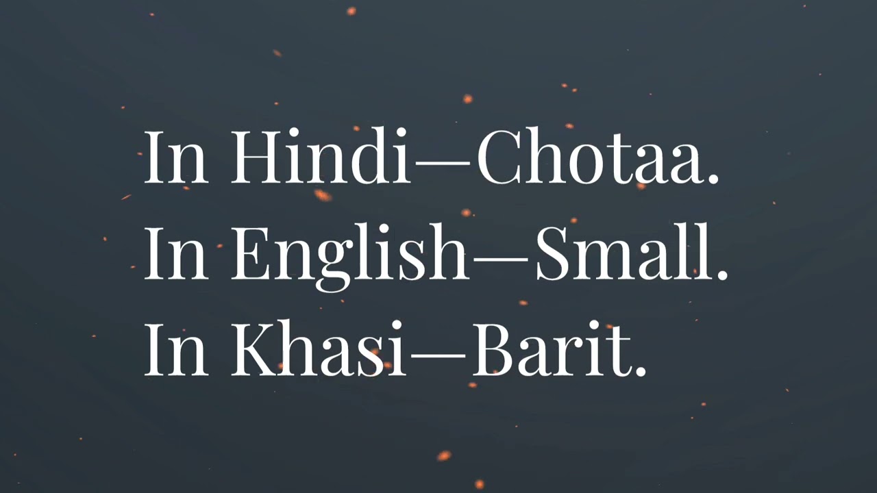 Words to words translation video part-3||English Hindi into Khasi language translation