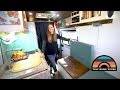 She Built A DIY 2003 Sprinter & Converted It On A Budget - Full Tour Of Her Beautiful Tiny Home