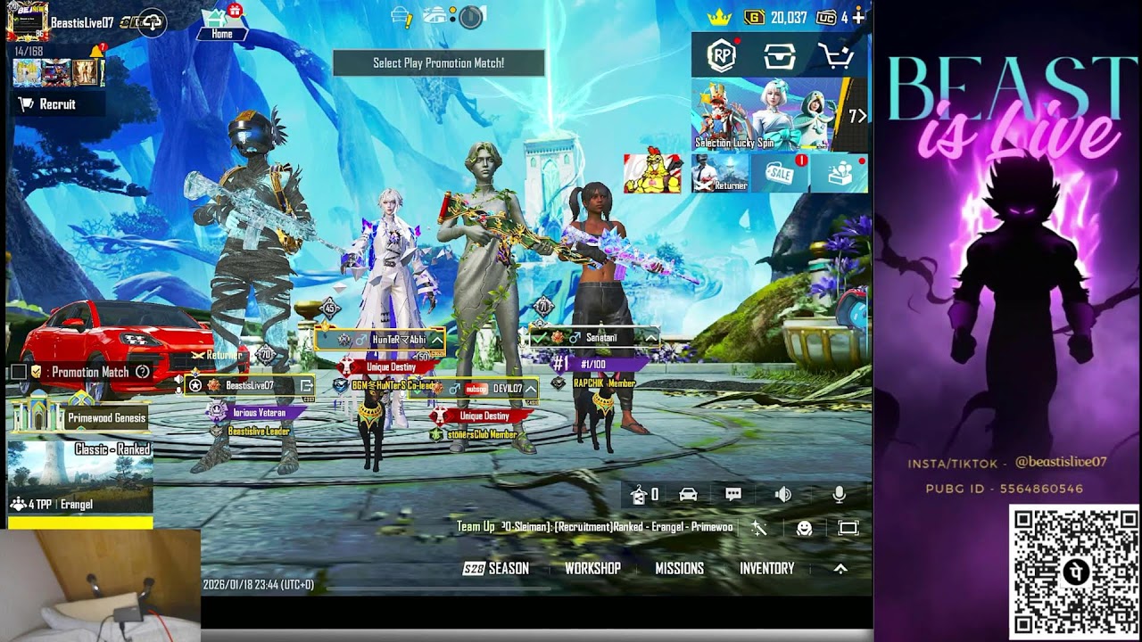 LIVE  -New Update 4.2 Primewood Genesis | BGMI | PUBG MOBILE | 