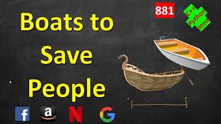 Boats to Save People |  LeetCode 881 | C++, Java, Python