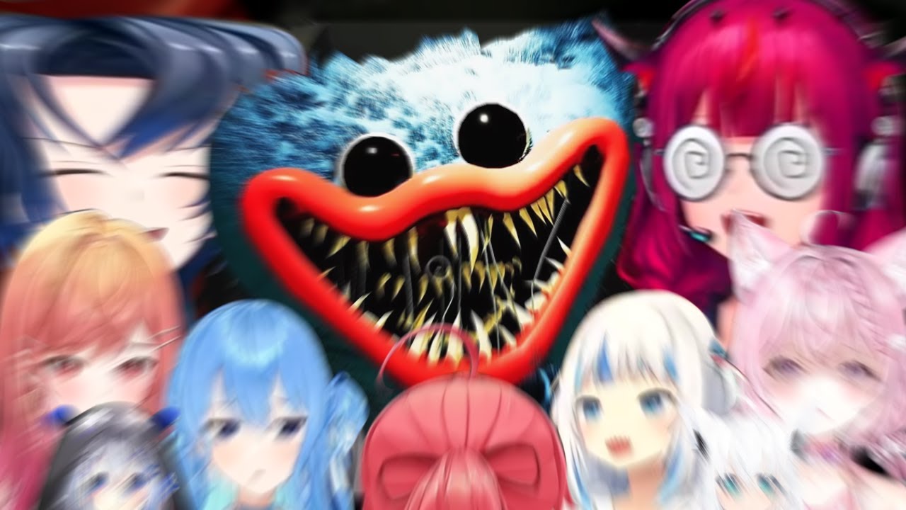 Hologirls vs Huggy Wuggy in Poppy Playtime!