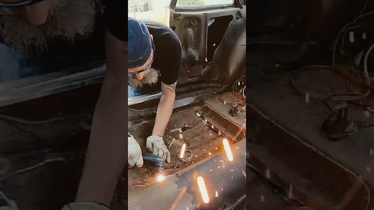 Rusty Floor Pan Removal 