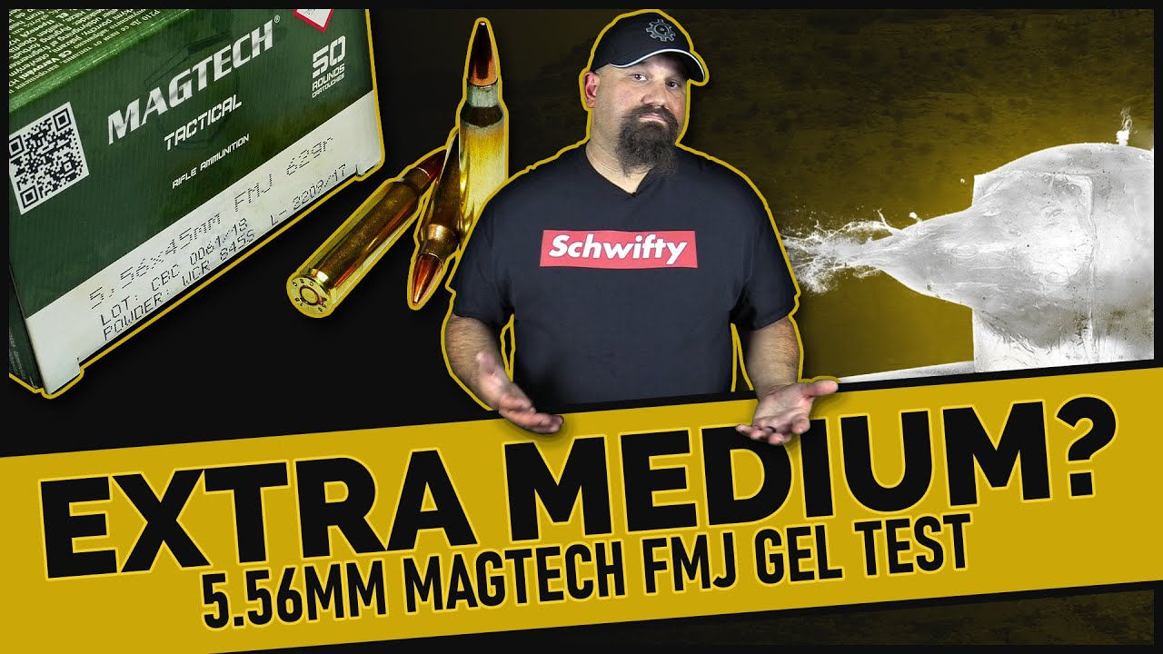 Bestest Budget Blaster? 5.56mm Magtech 62gr FMJ Gel Test YouTube