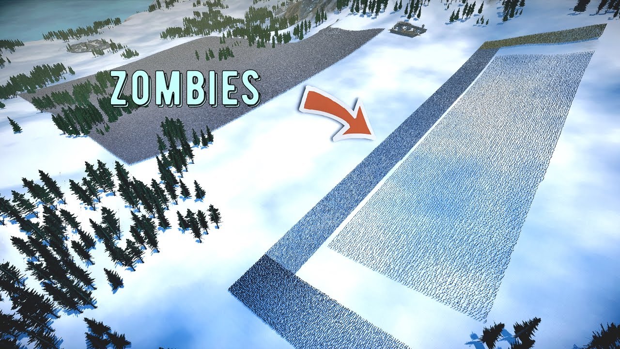 Medieval Army Vs 650,000 Zombies - UEBS 2