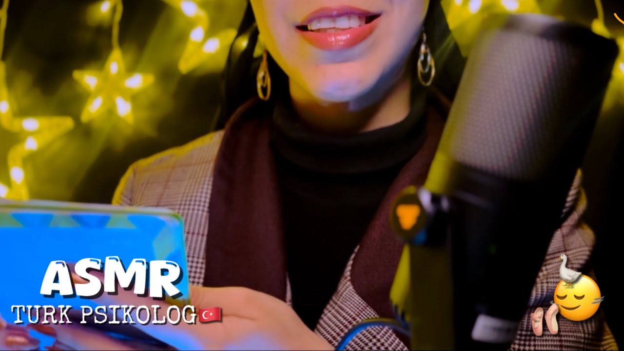 Asmr😴 Psikolog sana soru soruyor ve yazıyor.🩰🪞