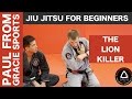 How To Do The Rear Neck Choke: Gracie Jiu Jitsu for beginners. - learning the Mata Leao BJJ choke