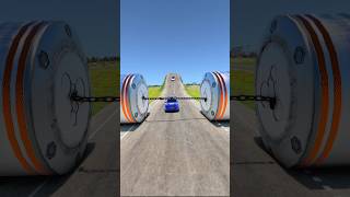 Colourful Truck vs Hydraulic Crush in the game BeamNG.drive