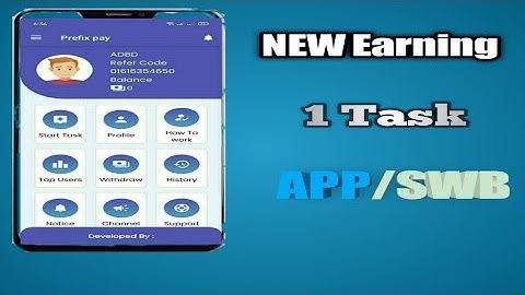 New Earning|1 task|App/swb file| developer Imtiaz| How to create earning app |app swb File Developer