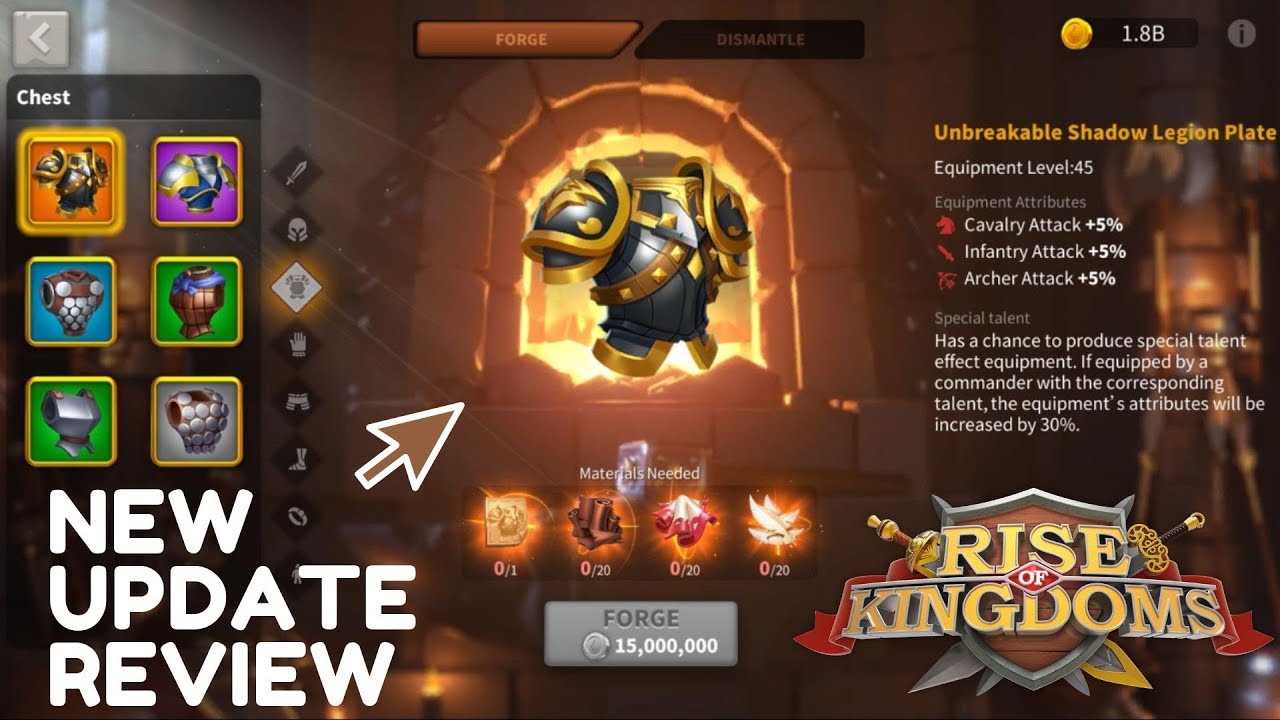 NEW UPDATE REVIEW BLACKSMITH TIP'S and ADVICE'S Rise of Kingdoms