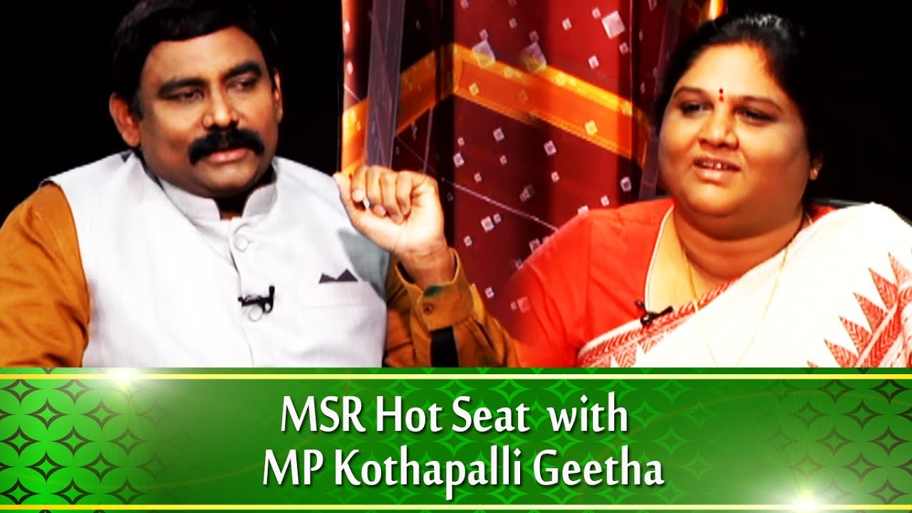 MSR Hot Seat with MP Kothapalli Geetha  || No.1 News