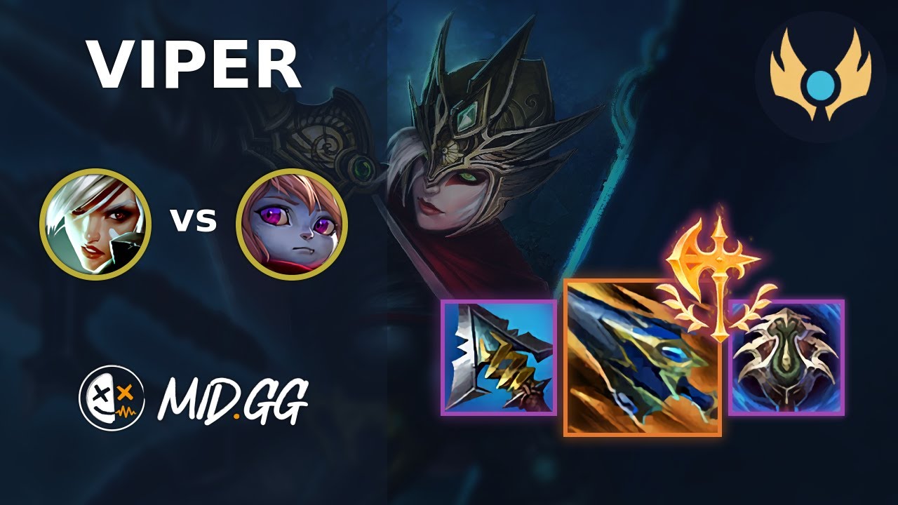 MID.GG: [ Viper ] Riven TOP vs Poppy | NA CHALLENGER | LOL Season 2025