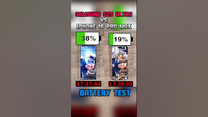 SAMSUNG S25 ULTRA VS IPHONE 16 PRO MAX BATTERY TEST !!