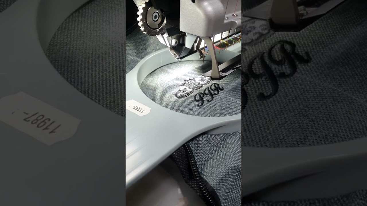 Monogram embroidery service for our golfwear range ⛳️