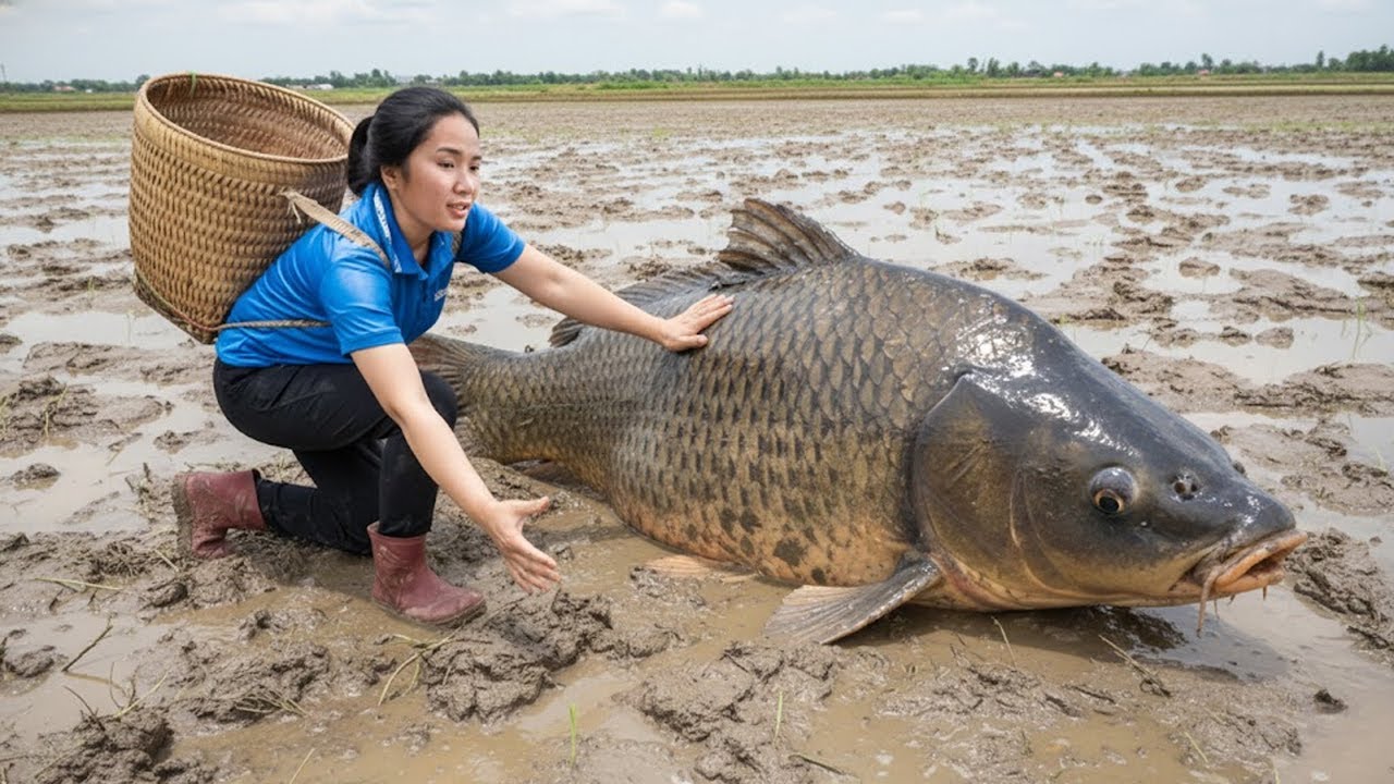 266 Days Harvesting Fresh Wild Fish in the Countryside & Taking Them to Market | Countryside Life