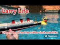 Larry Life Queen Mary runs into rubber duck and sinks Summer Short #72