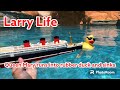Larry Life Queen Mary runs into rubber duck and sinks Summer Short #72