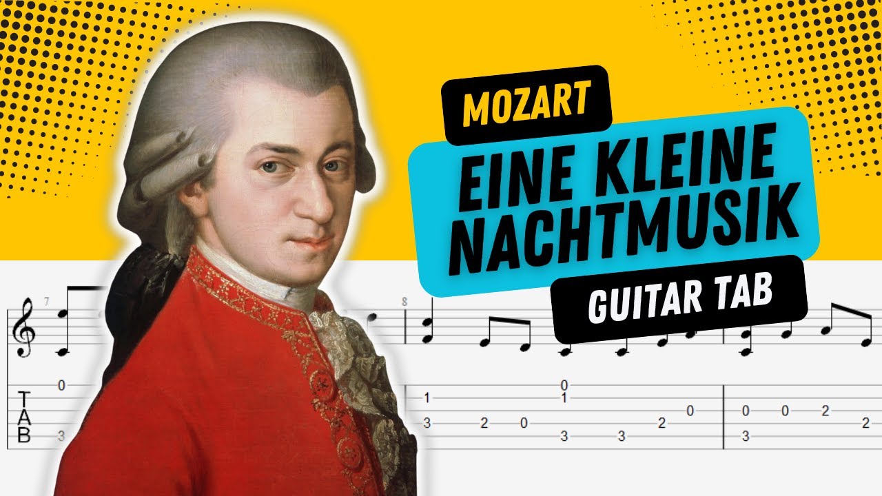 Eine Kleine Nachtmusik Guitar Tab Mozart Classical Guitar YouTube