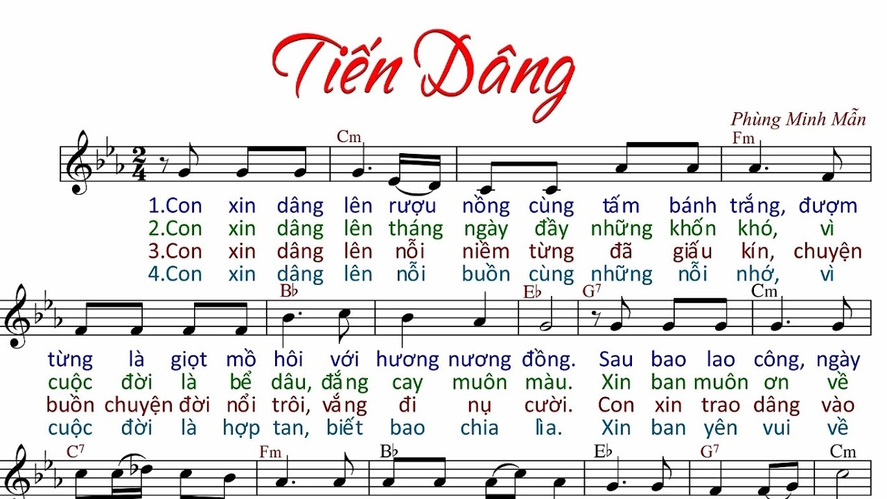TIẾN DÂNG - PHÙNG MINH MẪN - Trình bày Angelo Band