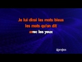 Karaok les mots bleus  christophe 