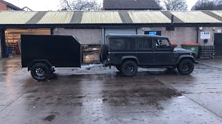Box trailer conversion camper trailer- overland off road