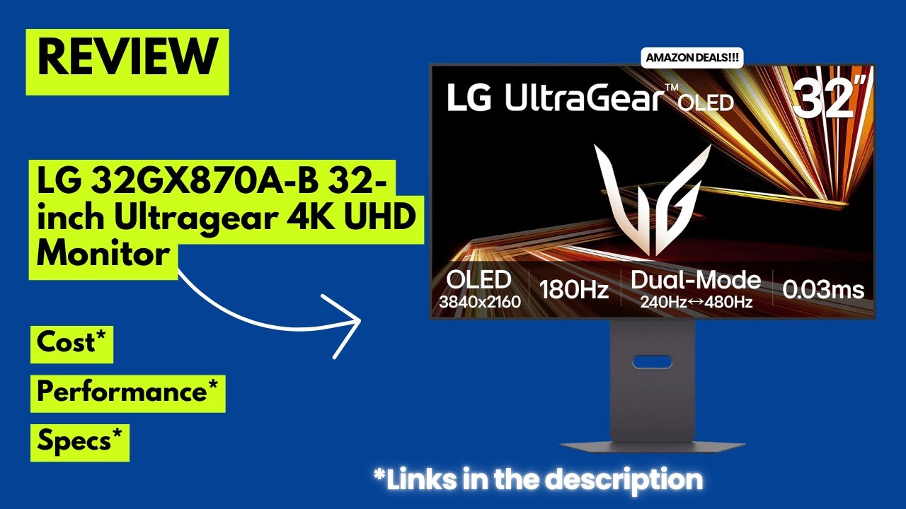 LG 32GX870A-B Review | 4K 240Hz OLED Gaming Monitor with 480Hz