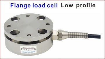Flange load cell 0-20kN low profile press force load cell