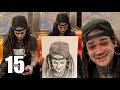 Drawing strangers realistically in NYC and giving it to them! (CRAZY REACTIONS!)