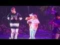 Justin Bieber with dancers Kiliane & Mae-Lee - Children Live Ottawa,ON