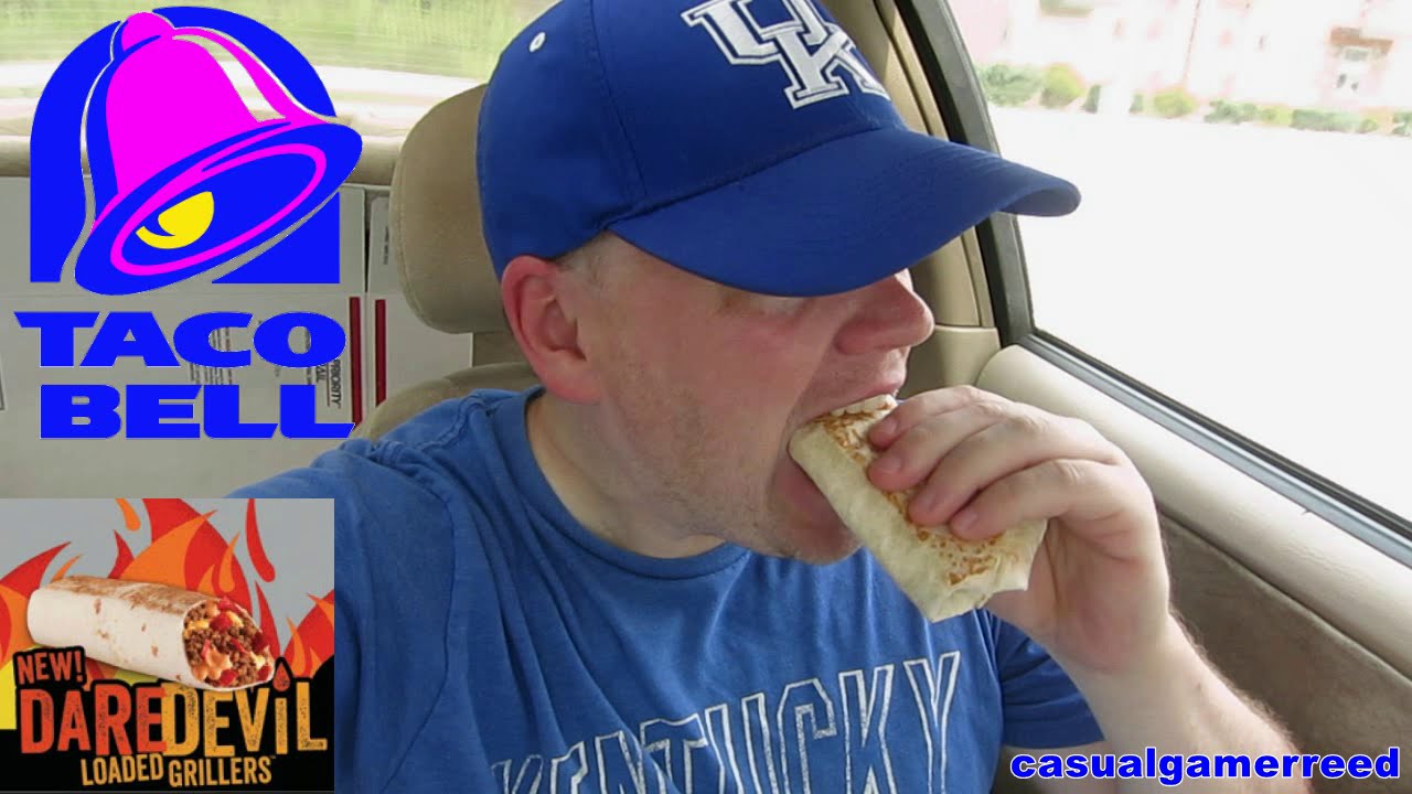 Reed Reivews Taco Bell Dare Devil Fiery Ghost Pepper Loaded Griller