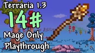Expert Mode Terraria || Mage Only: Amber Staff || Episode 14