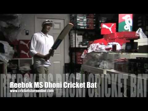 reebok cricket bats dhoni