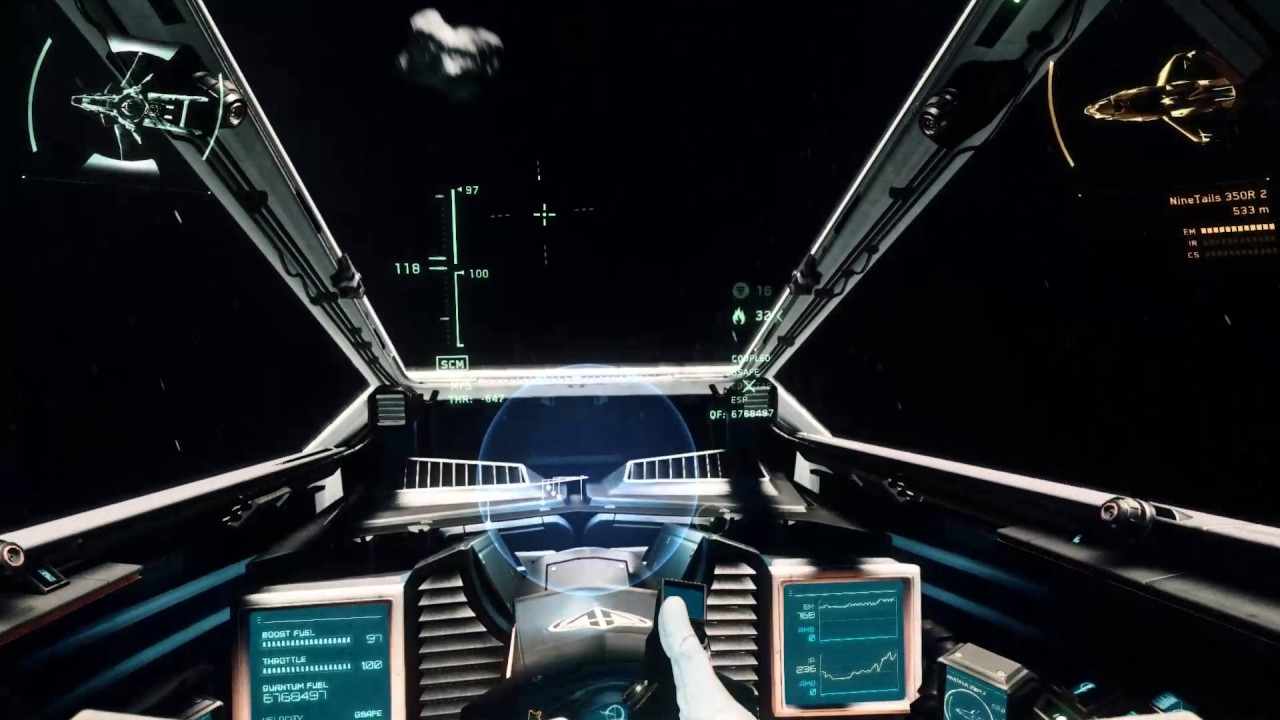 Star Citizen 2.6.0 - Flyaround & Space Combat - YouTube