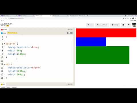 21 11 11, ken 1315, HTML, CSS 강좌, 11강, 크기와 배경색이 서로 다른 사각형 3개를 만들어주세요