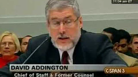 Addington: Unitary Theory? I Don't Know What That Is