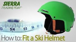How to Fit A Ski Helmet - YouTube