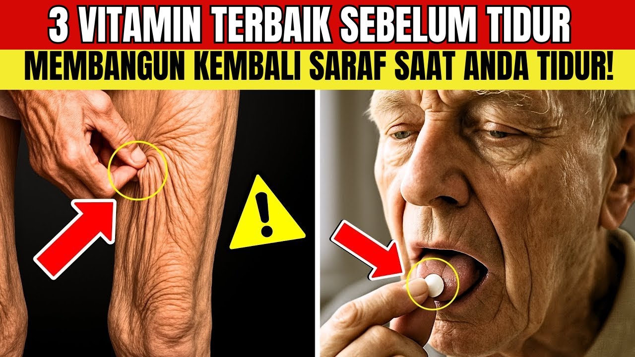 Lansia: 3 Vitamin untuk Meningkatkan Kekuatan Kaki Anda