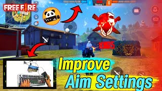 Improve Your 🎯Aim Sensitivity & ⚙️Settings On Panda Mouse Pro || Free Fire