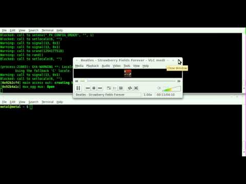 Command Line Streaming audio with VLC - Linux - BASH