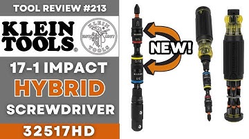 Klein 17-1 HYBRID Screwdriver - One Better than the 16-1? 32517HD KNECT