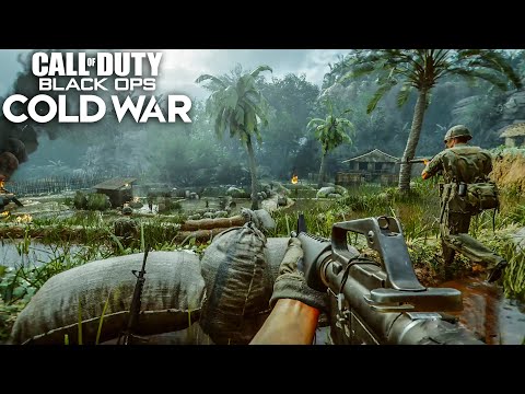 South Vietnam 1968 (Vietnam Flashbacks) Call of Duty Black Ops Cold War - Part 12 - 4K