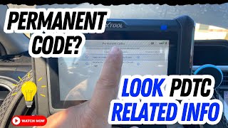 Say Bye To Permanent Codes! Clear PDTC using Scan Tool Data