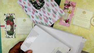 Final Swap Entry Reveals & HSN Haul incl. Anna Griffin Holiday & Bday Slimline Card Kit Unboxings!