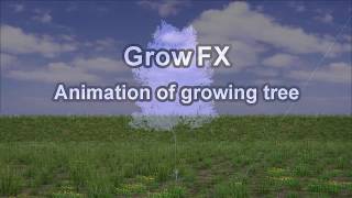 GrowFX Animation of growing tree (3ds max)