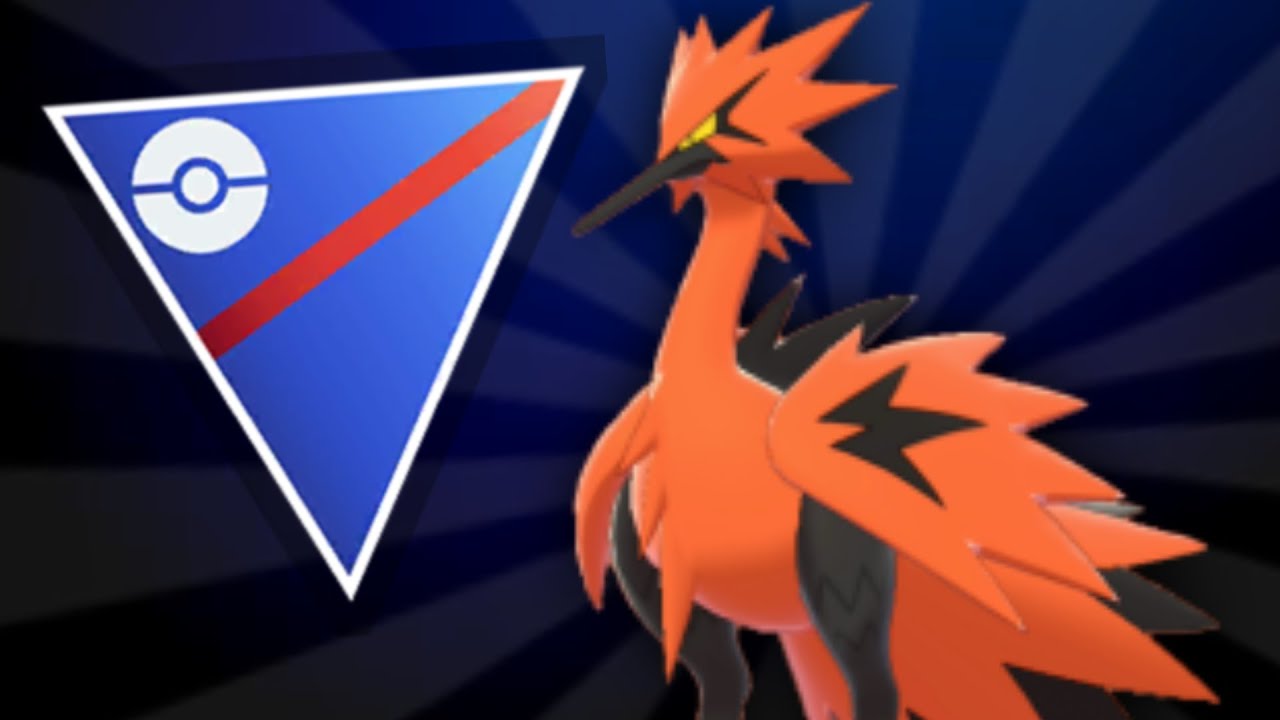  DOUBLE NUKE GALARIAN ZAPDOS IS A ONE SHOT MACHINE IN THE GREAT LEAGUE 