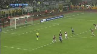 Mauro Icardi Hat-Trick And Shirt Celebration Inter Milan 3-2