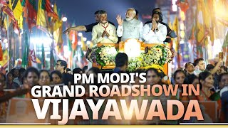LIVE: PM Modi's roadshow in Vijayawada, Andhra Pradesh today | Lok Sabha Election 2024